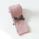 Primavera verano bebé niña Leggings pantalones bebé pantimedias niños pantalones arco algodón tejer pantalones para niños bebé