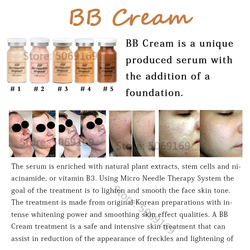 12 PCS Corea Marca bb cream glow jakarta treament murch blush blanqueamiento meso serum base Booster original Starter Kit