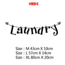 Laundry Room Washing Quotes And Signs Wall Sticker Decoration For Washing Room WC And Toliet Sticker Decor Accessories