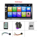 Podofo Universal 2 Din Autoradio Stereo 7 Zoll HD Touchscreen Multimedia Player BT Autoaudio FM Empfänger Mirror Link Monitor