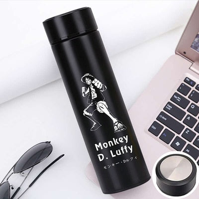 500ml Pure Color Stainless Steel One Piece Thermos Cup With Creative Cover Children Juice Thermos Cup