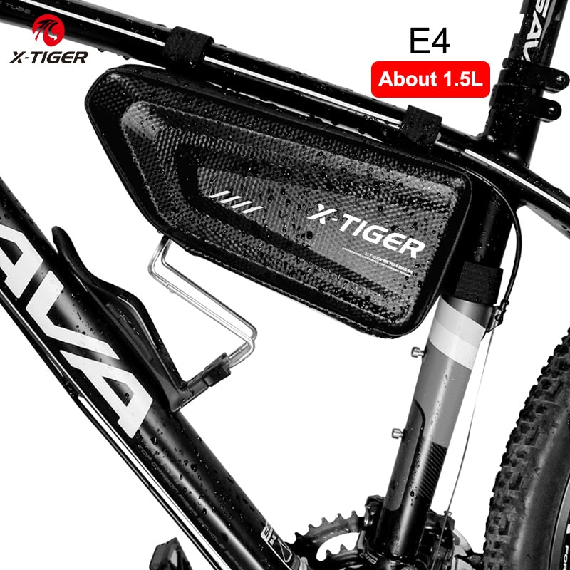 X-TIGER Bicycle Bag Rainproof MTB Road Bike Saddle Bag 1.2L Large Capatity Cycling Seatpost Rear Bag For Bicycle Accessories