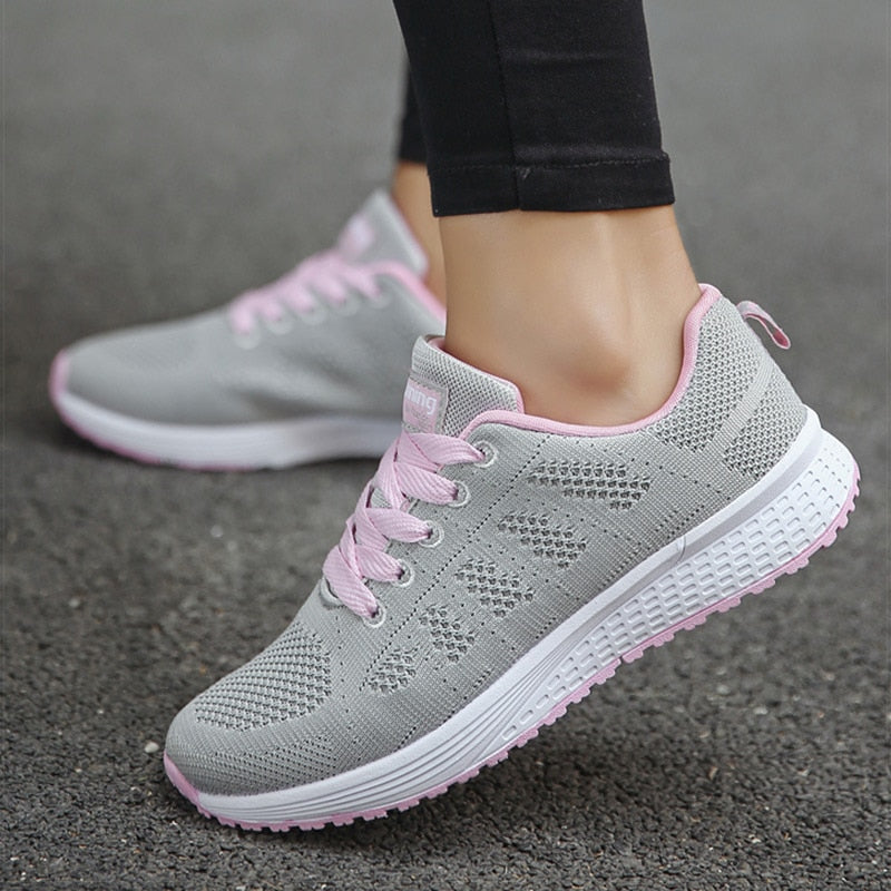 Sports Shoes Women Breathable Sneakers Women White Shoes For Basket Femme Ultralight Woman Vulcanize Shoes Couple Casual Sneaker