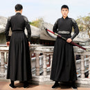 Traje antiguo chino Hanfu vestido ropa clásica tradicional dinastía Tang adulto espadachín bata hombres disfraz de Halloween