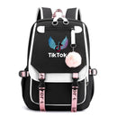 TikTok Backpack Luminous School Bags For Teenagers Boys Girls Laptop Backpack Large Capacity Travel Mochila Escolar