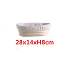 Round /Oval Banneton Brotform Bread Proofing Proving Rattan Basket Bread Banneton Dough Wicker DIY Tool
