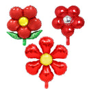 Flower Foil Balloons leaf Flower Baloon Birthday Party Wedding decorations Party Suplies Globos Baby Shower Girls Children toys