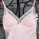 Sexy Womens Night Robe Strap Top Pajamas Suit Summer Two Piec Sleepwear Sets Casual Home Wear Nightwear Sleep Kimono Bath Gown