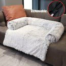 Dog Sofa Bed Cover Calming Plush Mat Removable Pet Blanket Mattress Cat Beds Warm Sleep Cushion Pillow Couch Furniture Protector