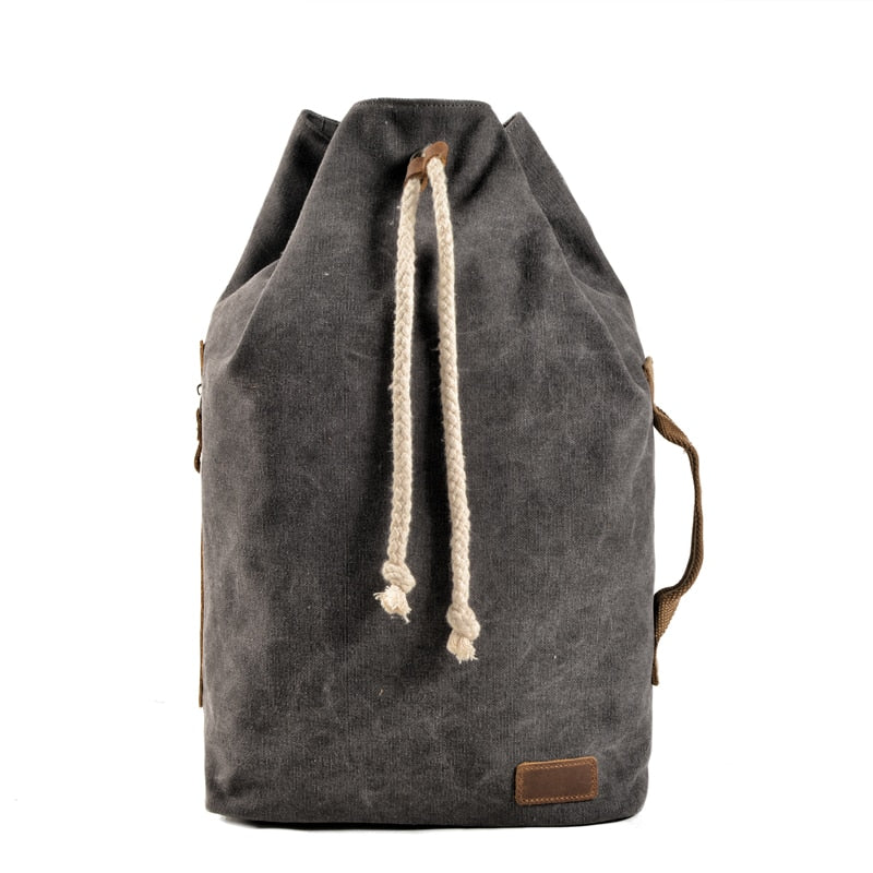 Mochila de lona americana, bolso de hombro, yuan tong bao, bolsas Vintage, bolsa de gimnasio deportiva, mochila de viaje, bolsa de cubo para hombres