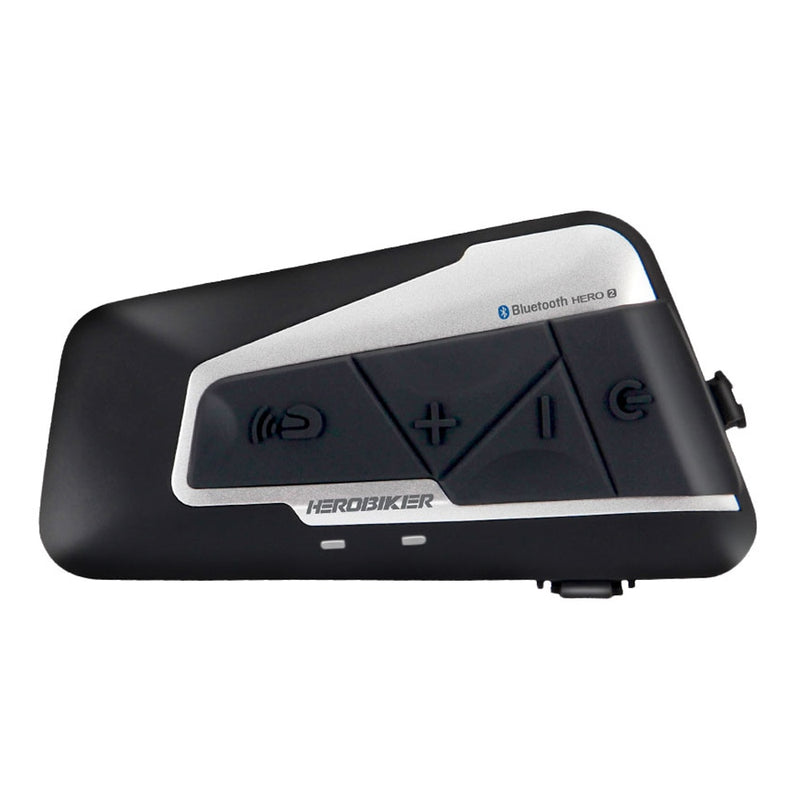 HEROBIKER 2 Sets 1200M BT Motorradhelm Intercom Wasserdichtes drahtloses Bluetooth Moto Headset Interphone FM Radio für 2 Fahrten