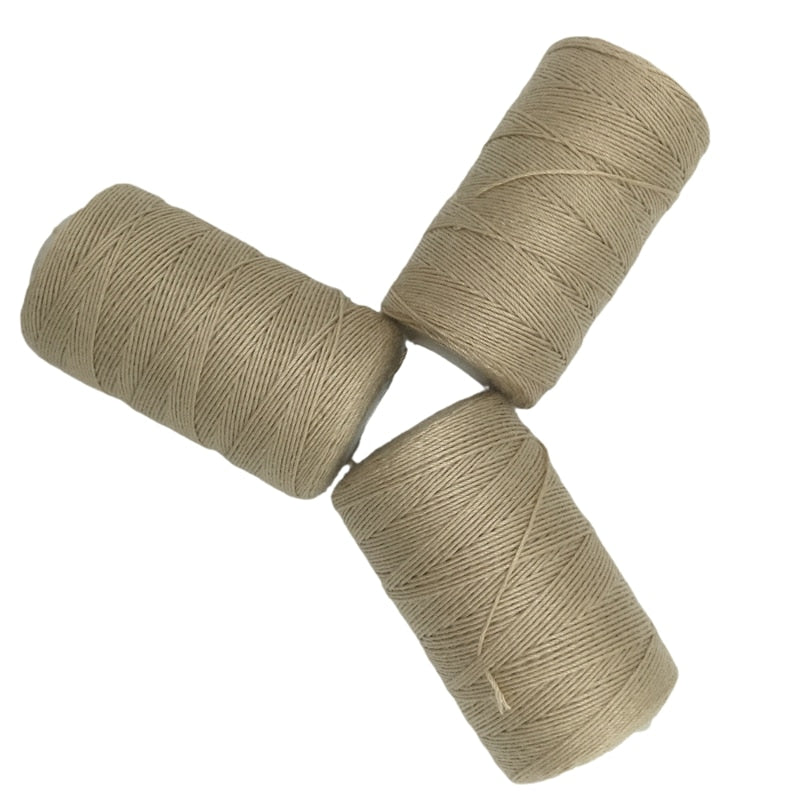 12 rolls BLACK Hair Weaving Thread Cotton Sewing Thread 1000 yards 12 rolls one box gift 1 pc 6.5cm C curved needle