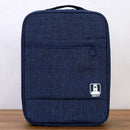 Bolsa de viaje para zapatos de 3 capas, organizador portátil, bolsa de almacenamiento, 3 pares de zapatos aptos para maleta con ruedas, bolso de equipaje de viaje XA48C