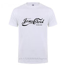 ENJOY JESUS CHRIST THE REAL KING CHRISTIAN FUN T SHIRT Baptism Church Bride Squad Esthetic Faith Cotton Funny Gift T-Shirt