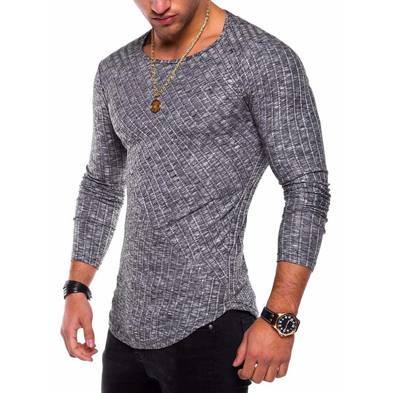 Plus Size S-4XL Slim Fit Sweater Men 2021 Spring Autumn Thin O-Neck Knitted Pullover Men Casual Solid Mens Sweaters Pull Homme