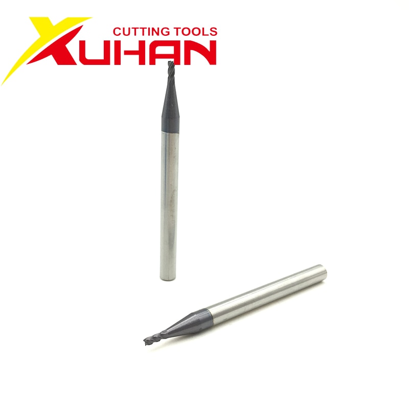 HRC50 1 2 3 4 5 6 8 10 Carbide end mill Milling cutting Tools Alloy Tungsten Steel Milling Cutter EndMills CNC machine end mills