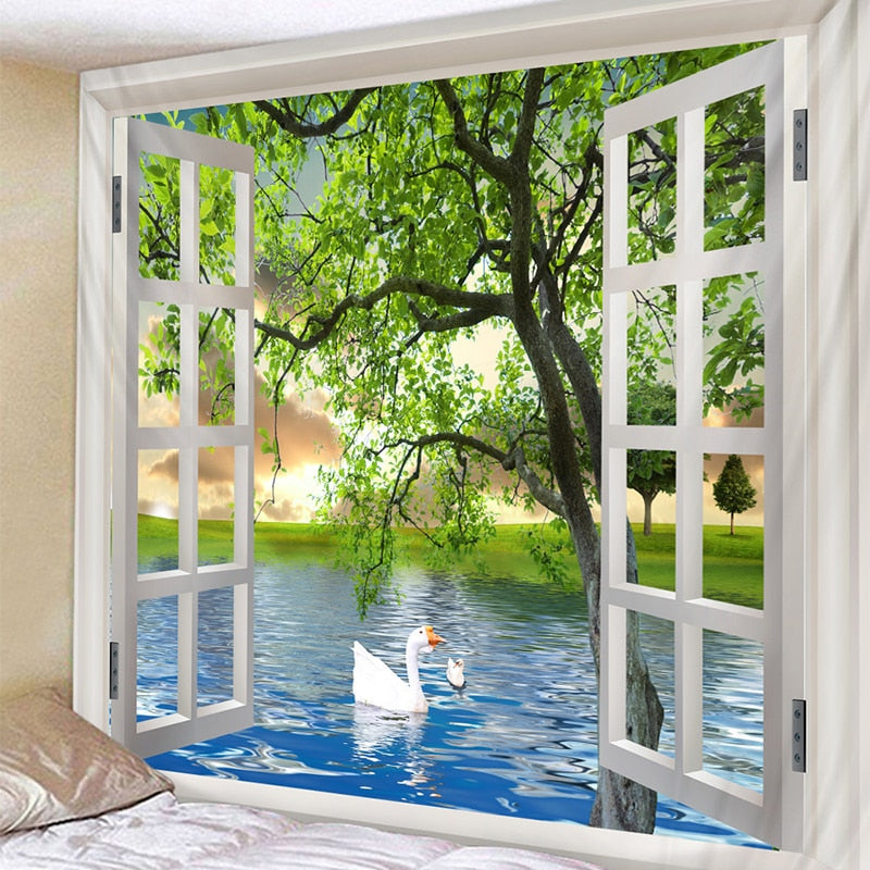 Plant Flower Wall Tapestry Wall Hanging Large Size Wall Tapestry Cheap Hippie Boho Wall Tapestries Mandala Fabric