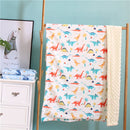 2 capas Dotty animales de dibujos animados Coral polar manta térmica para bebé, alfombra para niños para todas las estaciones, manta de cochecito de viaje para recién nacidos