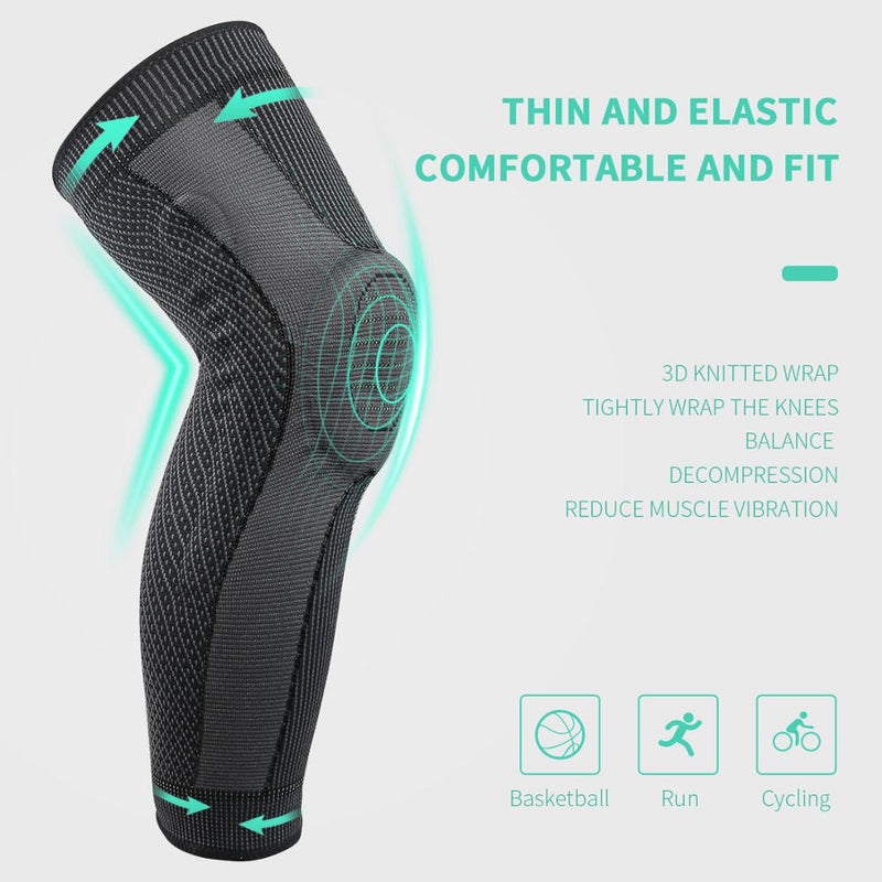 SKDK Warmth Sports Knee Brace Long Sleeve Cycling Running Workout Gym Sports Knee Pad Fitness Compression Knee Support