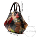 WESTAL Women's Shoulder Bag for Women's Bag Genuine Leather Handbags Female Designer Messenger Crossbody Bags Lady Totes 86381