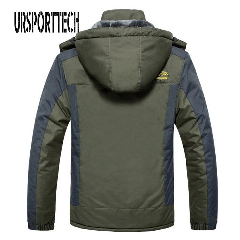 Fleece Military Winter Jacket Men Windproof Waterproof Outwear Parka Mens Windbreaker Warm Raincoat Coat Oversize 9XL Overcoat
