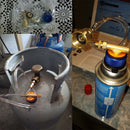 Jeebel Outdoor Gas refill Adapter Camping Stove Valve Propane Tank Refill Adapter Refilling Gas Cylinders for Gas Stove Burners