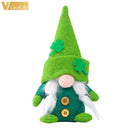 Gnome Plüschpuppe St. Patrick's Day Faceless Green Clover Gnomes Doll Irish Day Party Decor St. Patricks Day Geschenke für Kinder