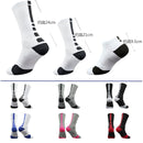 5 Pairs/Lot Professional Cycling Socks Mens Thicker Stocking Sweat-Absorbent Basketball Outdoor Sports Football Skateboard Socks