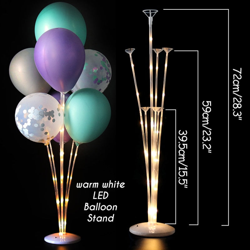 Girl Birthday Party Balloons Stand Balloon Holder Plastic Balloon Stick Birthday Party Decorations Wedding Balloon Baby Shower