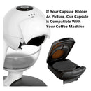 Edelstahl-Kaffeekapseln für Nescafe Dolce Gusto Lumio, nachfüllbare Dolci Gusto, wiederverwendbare Kaffeefilter, gemahlener Tamper