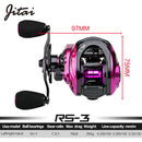 Jitai RS-3 Gull Wing Baitcasting Fishing Reel 7.3:1 High Speed 19 LB Max Drag UltraLight Spool Carp Casting Reel Fishing