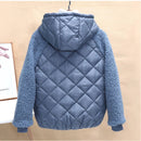 Thin light Down Cotton Jacket Female Short Coat Autumn Winter Women&