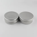 100g 50pcs  Aluminum Round Empty Canning Jar Tin Containers Aluminum Storage Container Candle Tin Tea Container 50pc/lot