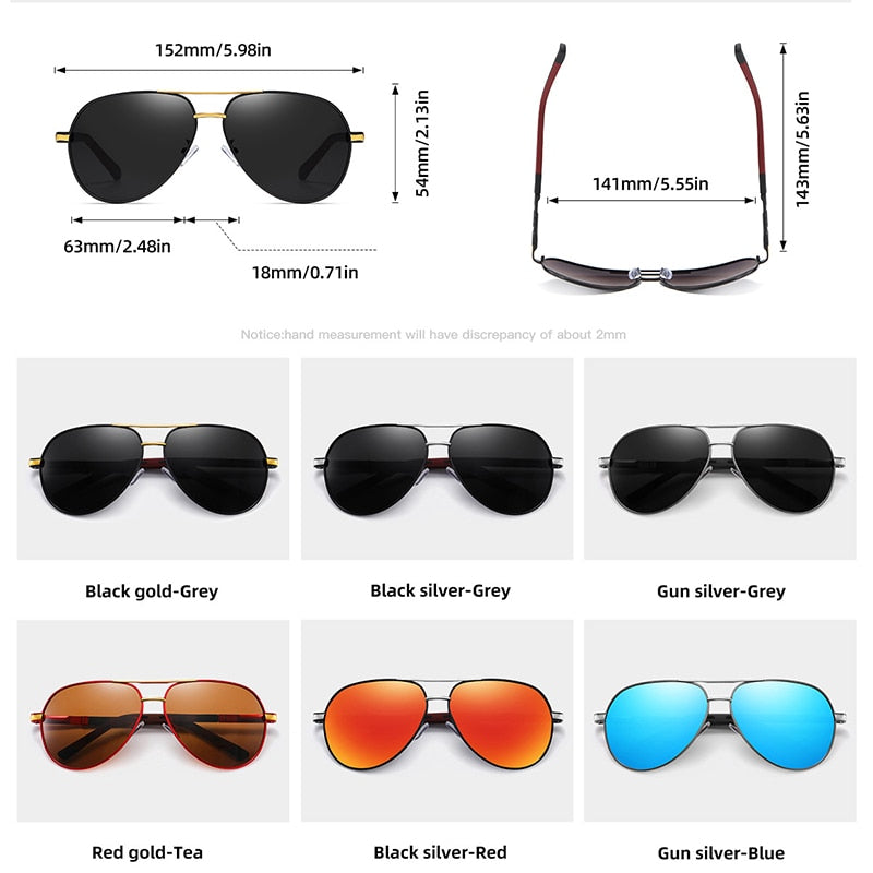 2021 Hohe Qualität Blendschutz Polarisierte Aluminium Sonnenbrille Heiße Männer Marke Neue Sonnenbrille Große Größe Oculos Frauen Gafas De Sol
