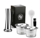 ICafilas Edelstahl nachfüllbare, wiederverwendbare Cafissimo Kaffeekapsel Cafeteira Filter für Caffitaly & Tchibo Classic Maschinen
