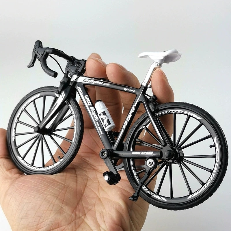 New mini 1:10 Alloy Model Bicycle Diecast Metal Finger Mountain bike Racing Simulation Adult Collection Gifts Toys for children