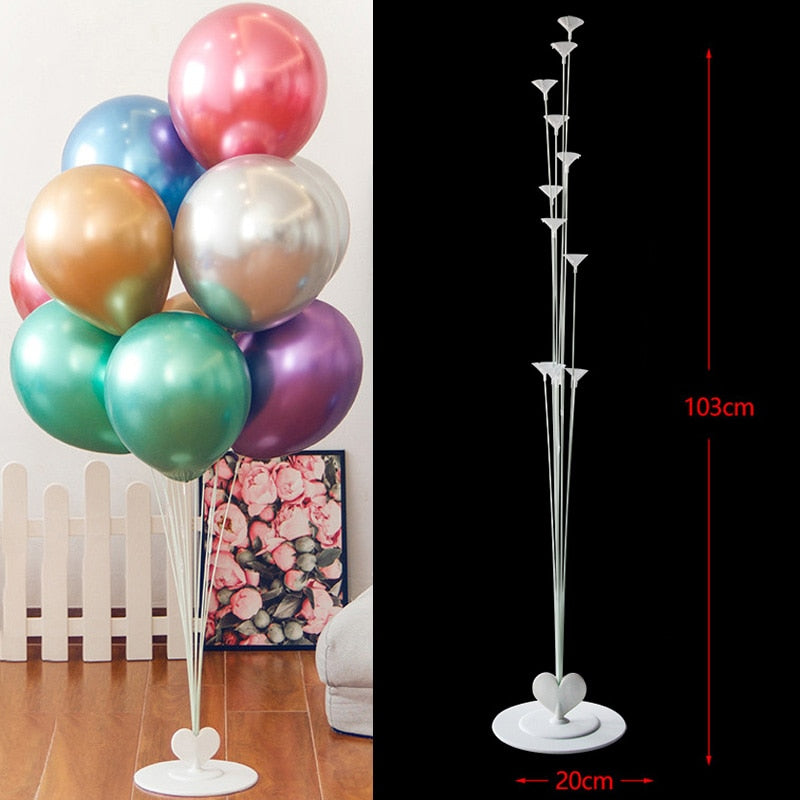 Girl Birthday Party Balloons Stand Balloon Holder Plastic Balloon Stick Birthday Party Decorations Wedding Balloon Baby Shower