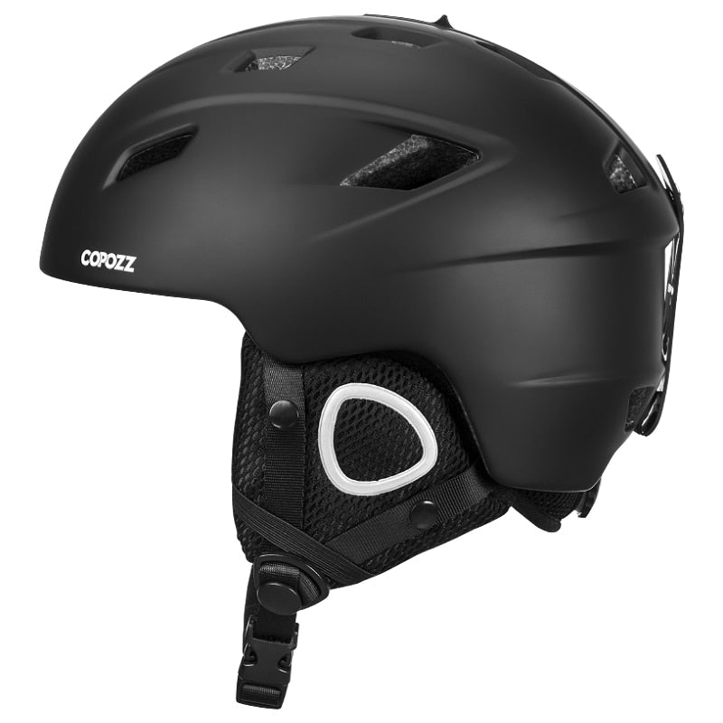 Casco de esquí ligero COPOZZ con seguridad, casco de Snowboard moldeado integralmente, motocicleta, esquí, nieve, marido, hombres, mujeres, niños y niños