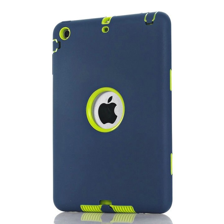 3 in1 Anti-slip Hybrid Case For iPad Mini 1/2/3 Retina Protective Heavy Duty Rugged Shockproof Resistance Cover For iPad Mini
