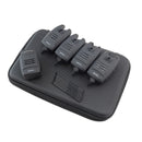 1+4 Carp Fishing Alarm Set Sounds and LED Alarming Wireless Fishing Bite Indicator Electronic with Snag Ear Bar B1228