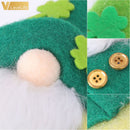 Gnome Plüschpuppe St. Patrick's Day Faceless Green Clover Gnomes Doll Irish Day Party Decor St. Patricks Day Geschenke für Kinder