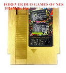 FOREVER DUO JUEGOS DE NES 852 en 1 (405+447) Cartucho de juego para consola NES/FC, total 852 juegos 1024MBit Flash Chip en uso
