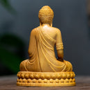 Mini Tailandia Shakyamuni 10CM Buda boj regalos figuras de madera estatuas de Buda decoración del hogar colección adornos