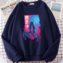 2022 Demon Slayer Japan Anime Men Hoody Autumn New Fashion Sweatshirt Harajuku Fleece Pullovers Personality Crewneck Men Hoodies