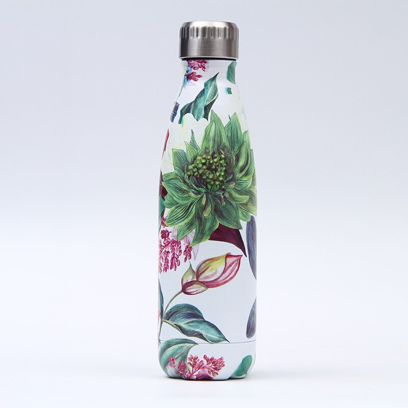 179-202 LOGO Custom Stainless Steel Water Bottle For Water Thermos Vacuum Insulated Cup DoubleWall Travel Drinkware Sports Flask