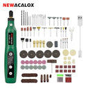 NEWACALOX USB Charging Variable Speed Mini Grinder Machine Rotary Tools Kit Grinder Set with 126pcs Engraving Accessories Kit