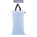 Elinfant 1 Stück große hängende nasse/trockene Eimertasche für Stoffwindeln, Einlagen, Windeln, Wäsche mit zwei wasserdichten Wickeltaschen mit Reißverschluss