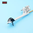 Eje de Cable flexible todo en uno de 4mm, unidad izquierda/derecha, tuerca de apoyo para perro, junta de plástico, tubo de latón y soporte Stinger Drive para Rc