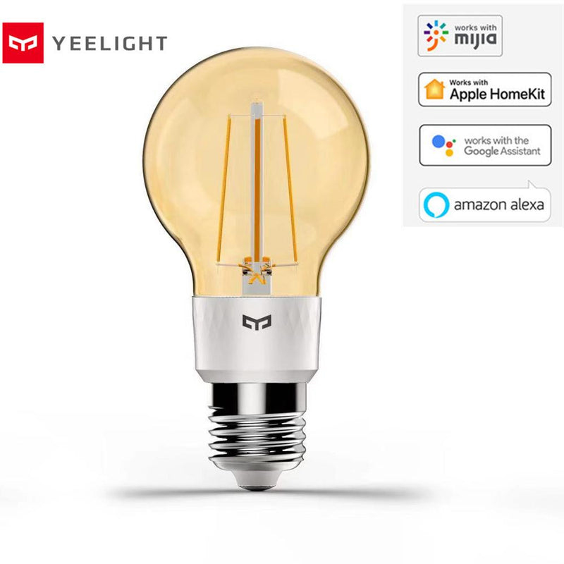 Bombilla de filamento LED inteligente yeelight Original YLDP22YL 500 lúmenes 6W bombilla inteligente limón funciona para Apple homekit