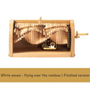 Spieluhr Reines handgefertigtes Holz Reines handgefertigtes Holz The Song Of Chasing The Waves Geschenkbox Verpackung Modernes einfaches Festivalgeschenk